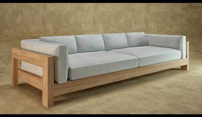 wooden sofa