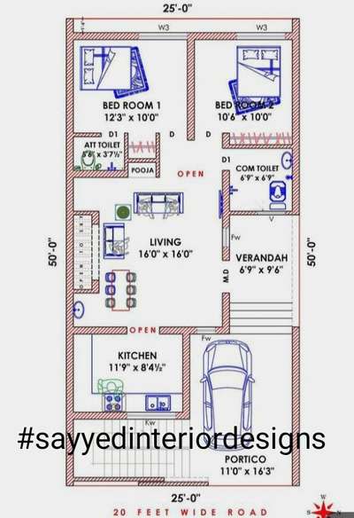 25X50 हाउस फ्लोर प्लान // 2BHK
25X50 House floor plan ₹₹₹
 #sayyedinteriordesigner  #sayyedinteriordesigns  #25x50houseplan #2BHK