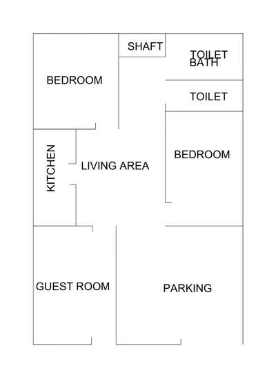 layout plan 
27x40ft
 #2d  #2DPlans  #2dDesign  #HouseDesigns  #houseplan