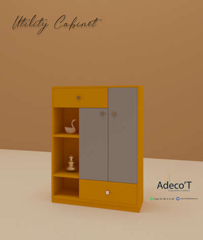 3D perspective for a small Utility Cabin #Cabinet