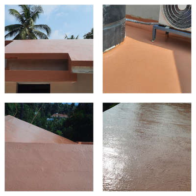Our newly completed waterproofing job with customized colour...