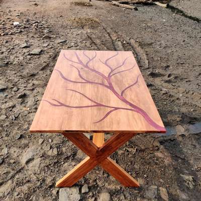 Autumn tree
6 seater Epoxy table, now available at Kochi.