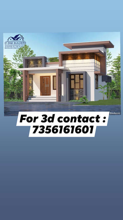 for 3d contact : 7356161601 #3d  #ElevationHome  #CivilEngineer  #Architect  #SmallHouse   #budgethomes  #FloorPlans  #smallplots