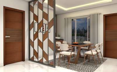 Dining area design...

#diningarea #Metalpartition #InteriorDesigner #interiorideas #dininginterior