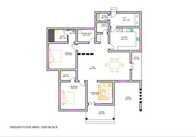 Ground floor plan
 #autocad  #homesweethome  #floorplan