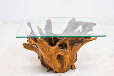 *coffee table*
art and crafts
teak root sculpted into coffee table
