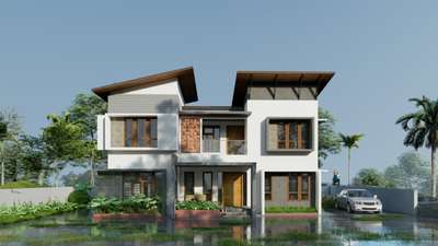 #HouseDesigns #3d #exteriordesigns #ContemporaryHouse #beautifulhouse #Wayanad #Malappuram #Architect #CivilEngineer #HouseConstruction