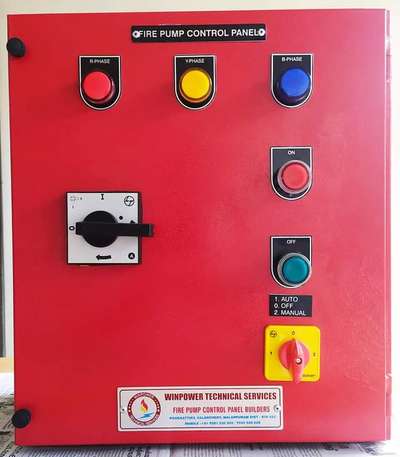 Fire pump control panel