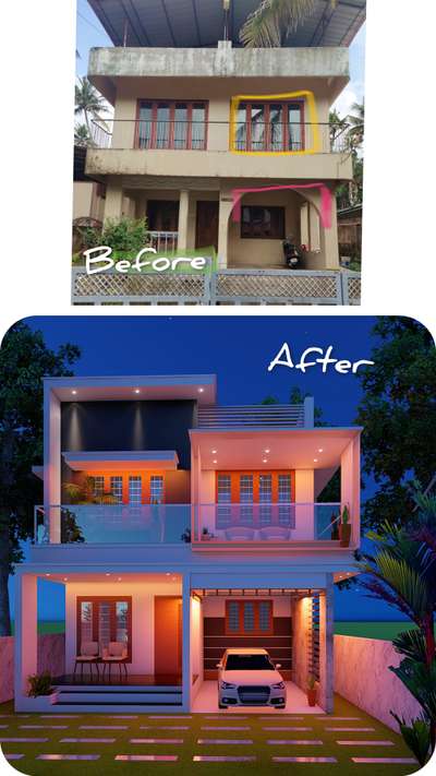 3d visualizing  #new_home  #HouseRenovation  #modernhouse  #budjecthomes