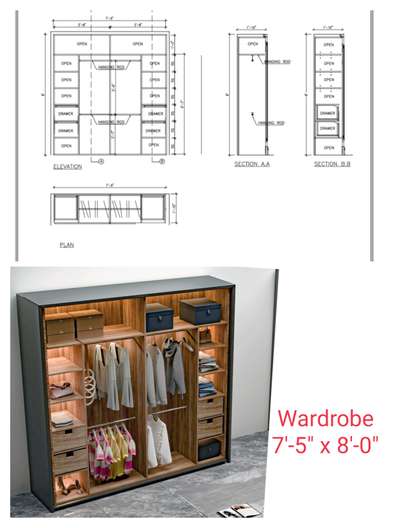 wardrobe drawing detail and 3d render
.
.
follow
.
.
3d view #3500sqftHouse  #30LakhHouse #3DPainting #3centPlot #30LakhHouse #3DWallPaper #30LakhHouse #3DoorWardrobe #3DoorWardrobe #3BHKPlans #3DKitchenPlan