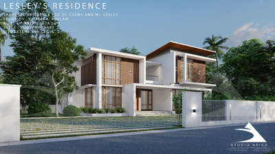 Proposed Residence at Chavara, Kollam 
#architecturedesigns #modernhousedesigns #ContemporaryDesigns #ContemporaryHouse #minimaldesign #residentialdesign #ProposedResidentialDesign