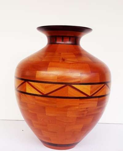 My project
Segmented wooden vase