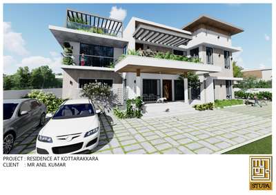 #Stupacalicut #Architect #Architectural&Interior #calicutdesigners #exreiordesign #naturalstone #KeralaStyleHouse #ContemporaryHouse