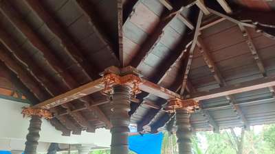 #KeralaStyleHouse  cilling work with old teak wood റേറ്റ് അറിയാൻ മെസ്സേജ് ചെയ്യൂ 🙏
