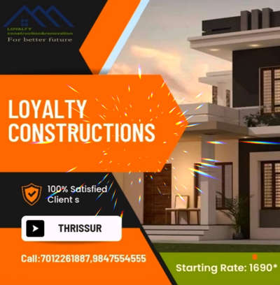 LOYALTY constructions Renovation Thrissur koorkenchery
call: 7012261887