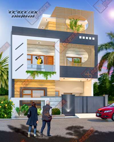 modern home designðŸ˜˜â�¤
#HouseDesigns #homedesignkerala #indiadesign #homedesigningideas #ElevationHome #ElevationDesign #Architect #architecturedesigns #skdesign666 #3dfrontelevation