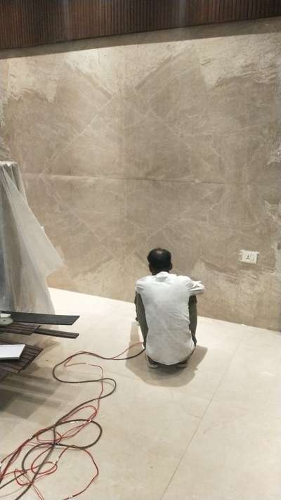 Italian Marble work with lowers panels with profile lighting completed at Green Field faridabad
Shakuntalm Interior