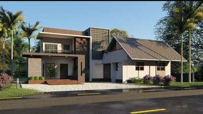proposed residential project
@ thrissur
mixed roof  #