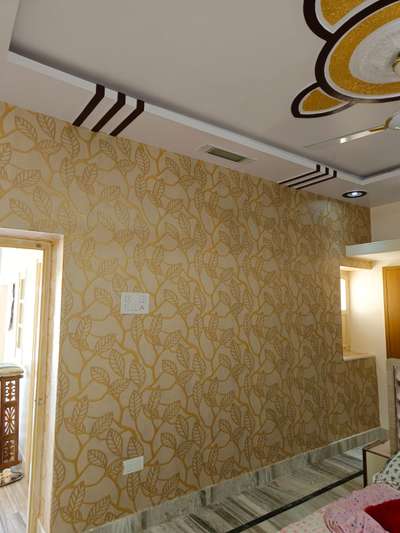 #LivingRoomWallPaper  #WallDesigns  #homepainting  #bergerpaints #asianpaintswallpaper #jodhpur