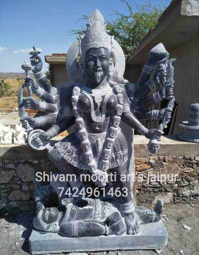lord Kali Mata
size 9 feet 
price --6 lac..
Shivam moorti art's jaipur