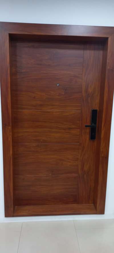 Steel doors finished with elegance of wood ' Perfect door for modern houses ! ' #Steeldoor