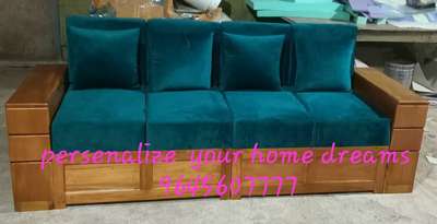 customized wooden sofa with pocket spring