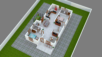 3D FLOOR PLAN 
single floor  # 3D plan