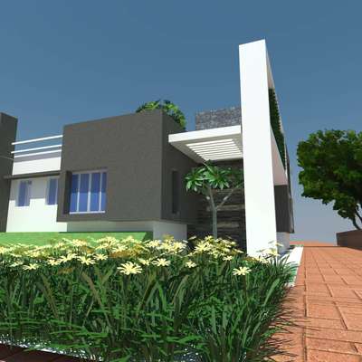 #ContemporaryHouse  #keralahomeplans  #architecturedesigns  #Architectural&Interior  #Architect  #Kottayam  #pala