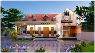 Proposed Residential Building for Mr Kaladharan, Thevalakkara, Kollam  #exterior_Work  #exteriordesigns  #exterior3D  #ElevationDesign