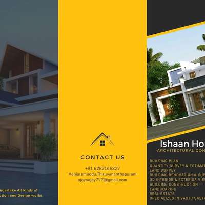 Ishaan Homes Architectural Interior consultant and Contractors, Venjaramoodu, Trivandrum, contact : +916282166327