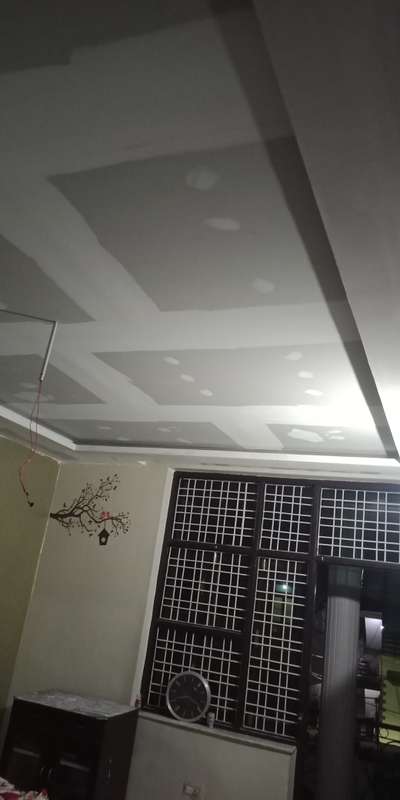 #Gypsum ceiling work   #daening room