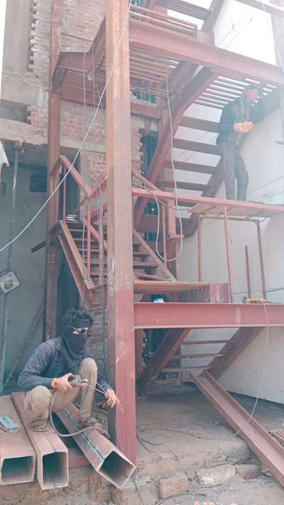 MS staircase at Dlf , Chhattarpur Farm