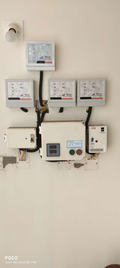 The project we done before(control 3 different type motors having different panel board.)
Check the availability of water and work one by one

MUTUALLY INTEGRATED SYSTEMS