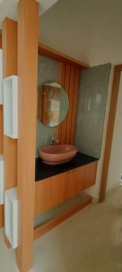 #washroomdesign ##Wash Unit ## with partition