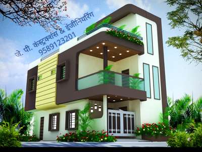 #indorehouse  #ElevationHome  #ElevationDesign  #Architect  #CivilEngineer  #constructionsite  #Contractor  #Interior Designer  #3d  #