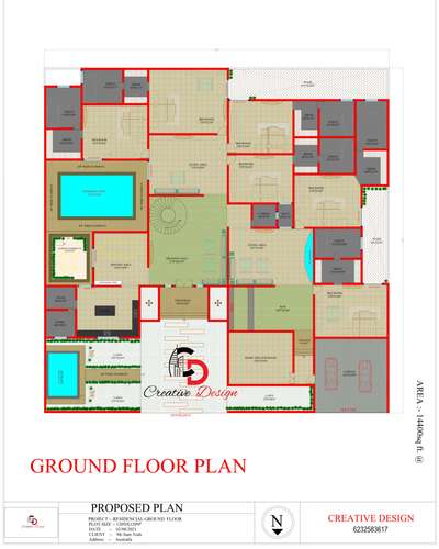 6 bhk floor plan with swimming pool.
DM us for enquiry.
Contact us on 6232583617 for your house design.
Follow us for more updates.
.
.
.Contact CREATIVE DESIGN on 6232583617.
For ARCHITECTURAL(floor plan,3D Elevation,etc),STRUCTURAL(colom,beam designs,etc) & INTERIORE DESIGN.
At a very affordable prices & better services.
.
.
.
.
.
.
#floorplan #architecture #realestate #design #interiordesign #d #floorplans #home #architect #homedesign #interior #newhome #house #dreamhome #autocad #render #realtor #rendering #o #construction #architecturelovers #dfloorplan #realestateagent #homedecor