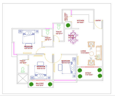 3BHK Layout Design 

Make Your Dream House With 
Dream House Designer 
call - 7557400330 

#ElevationHome #ElevationDesign #frontelivation #InteriorDesigner #LShapeKitchen #50LakhHouse #40LakhHouse #LivingroomDesigns