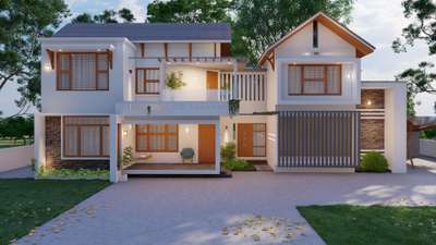 4bhk#beutifulhome #MixedroofStyle #architecturedesigns #