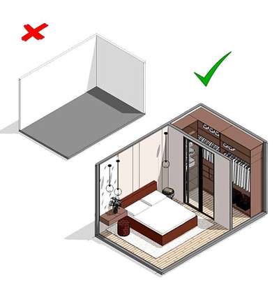 #MasterBedroom a single box to be a comfortable interior 
#HouseDesigns #InteriorDesigner #spaceplanning #MasterBedroom 
#BedroomDecor #WardrobeIdeas