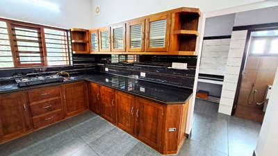 # modular kitchen  # teakwood  # # #