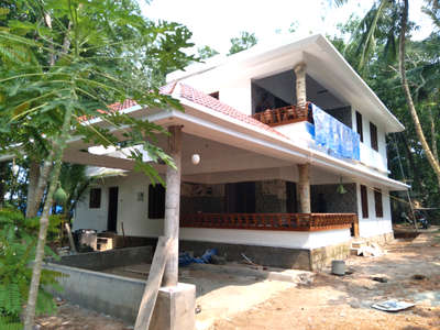 work progressing at poriecal  by souparnika builders and traders sasthamcotta