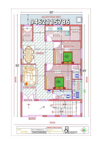 फोरफ्रंट Dream घर 
1. घर नक्शा(Floor Plan)
2.बाहरी डिज़ाइन(3D Elevation)
3. इंटीरियर डिज़ाइन(Interior)
4. स्टील डिज़ाइन(Steel Design)
5. इलेक्ट्रिकल नक्शा(Electrical)
6.पलम्बिंग नक्शा(Plumbing)
Note:-घर बनाने को लेकर किसी भी तरीके की समस्या के नीदान के लिए इंजीनियर(हम )से सलाह ले. #FloorPlans  #3d  #3dhouse
