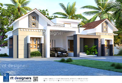 Single story ðŸ� 
. 
. 
. 
. 
. 

#architecturedesigns #KeralaStyleHouse #keralaarchitectures #keralahomeconcepts #keralahomesdesigns #kannurarchitects #kannurhomes #exteriordesing #3Dvisualization