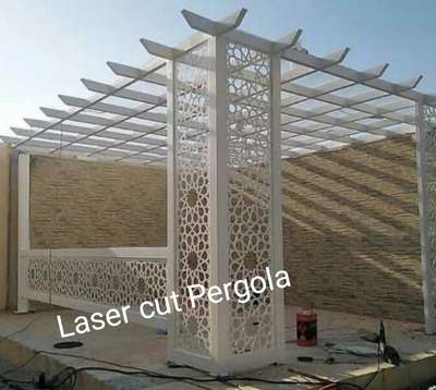 custom pergola for garden & terrace. #PergolaDesigns #pergolas #terrace