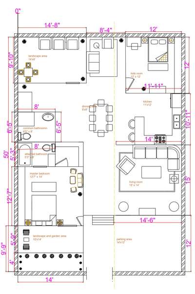 50x 30' house plan 
our services :-
plan (2d)
section/ side elevation
flooring Design
false ceiling designs
.
floor plan includes the proper spacing of rooms and other thing with extract dimensions 

 #LayoutDesigns #LAYOUT #layoutfloor #FloorPlans #autocad #Photoshop #rendering #FloorPlans #section #ElevationHome #homedesignideas #homedesigns #InteriorDesigner #interiores #interiordesign  #kolopost