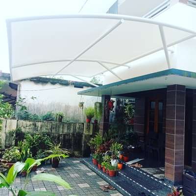 tensile roofing
sunshade # #
10*18
project at
eranakulam. aluva # #