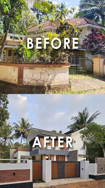Before & After Renovation  
 #HouseRenovation  #BedroomDecor #LandscapeGarden #renovations #luxuryhomedecore #luxurydesign