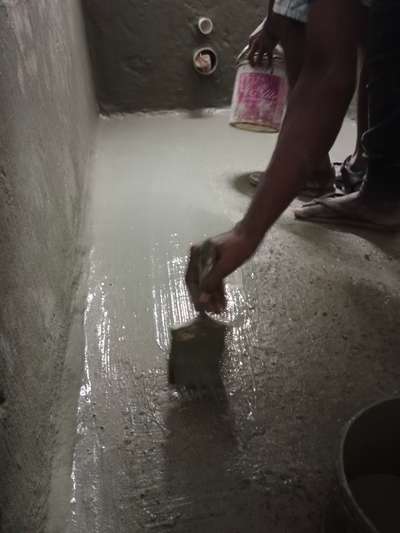 waterproof coating inside bathroom using MAPEI Planiseal 288 2k