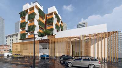|a l t e r n a t I v e s |
proposed mixed use apartment at Peroorkada Trivandrum 
#Architect #architecturedesigns #urbandesign