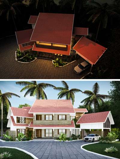 2500 square feet beautiful slope home......
if you need 3d exterior
please contact :917012253614(call/Whatsapp ) #keralahome  #TraditionalHouse #3Dexterior